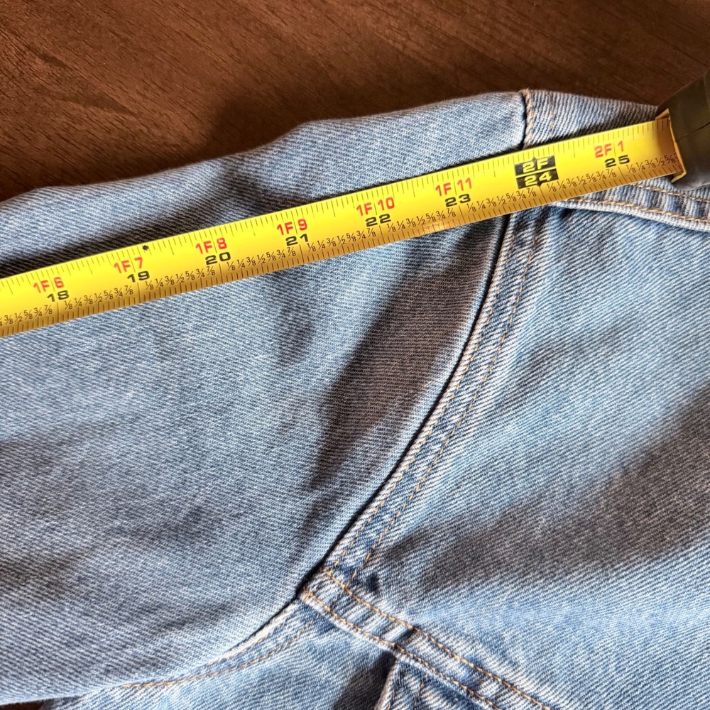 Levis Trucker Jacket Light Wash Denim Button Front Jean Jacket Womens Small NEW - Picture 6 of 10